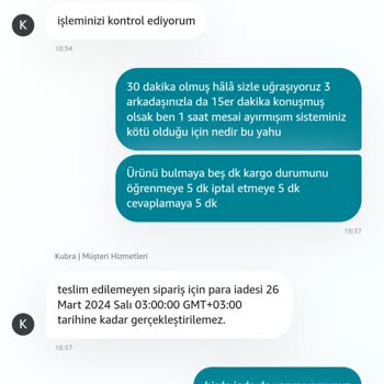 Amazon Para İadesi Yapmıyor!