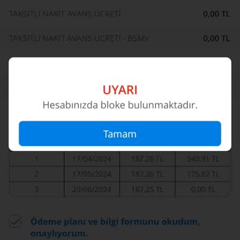 Denizbank Kredi Kartın Yapılandırma Blokesi