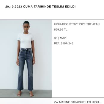 Zara Kot Arka Kısmından Yırtıldı