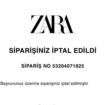 Zara Para İadesi Yapılmadı