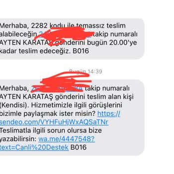 Sendeo Kargo Teslim Almadığım Kargoyu Teslim Ettim Mesajı Göndermiş!
