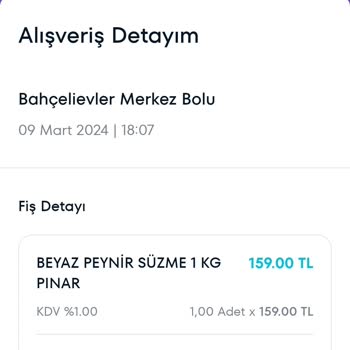 Pınar Et Ve Süt Küflü Peynir Hayal Kırıklığı