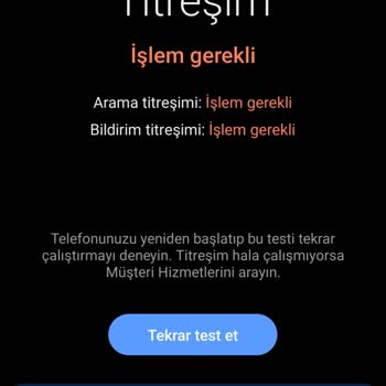 Samsung Galaxy A30 Titreşim Sorunu