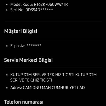 Samsung Buzdolabı Soğutma Sorunu