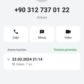 0312 524 20 70 0312 737 01 22