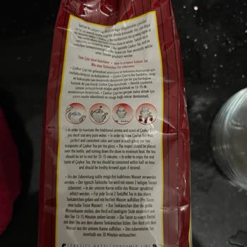 Çaykur Marka Çay Boyalı Ve Lif Çıktı