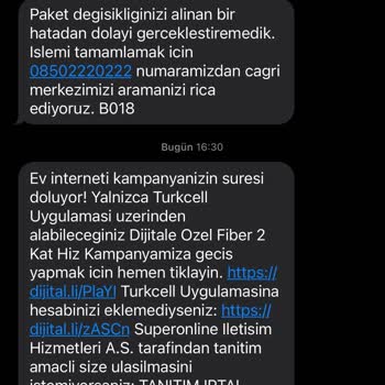 Superonline Aldatıcı Reklam, Aboneye Yanlış Bilgi Verme