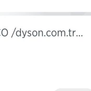 Dyson İnternet Siparişi Sorunu