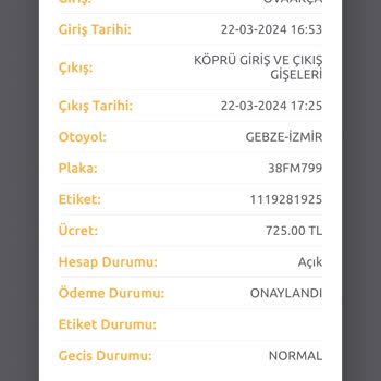 Otoyol Aş HGS De Sınıf Atlatıp Bedeli Yüksek Kesiyor!