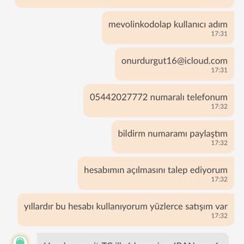 Dolap Hesap Kapatılması