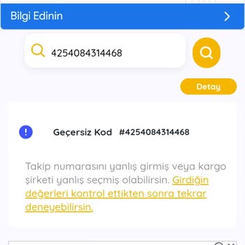 Aras Kargo Kargo Takip Numarası Neden Geçersiz