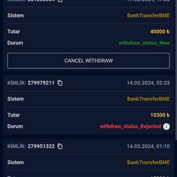 Efesbetcasino 47 Bin Kazandım Paramı Vermiyorlar!