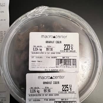 Macro Center Türkbükü Mağazası STT Geçmiş Ürün Satışı