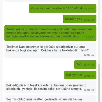 Tazedirekt Siparişim Teslim Edilmedi