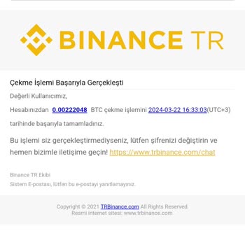 Binance TR De Param Yok Oldu