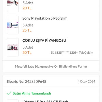 Trendyol Şanslı Çekiliş Bilet