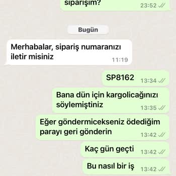 Gerusta Haftalardır Siparişimi Göndermiyorlar