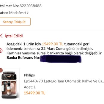 Trendyol Beklenen Ürün Tedarik Edilemedi, İadeyle Sonuçlandı