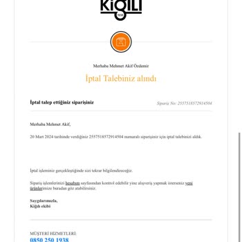 Kiğılı Geri Dönüş Yapacağız Dedi İptal İçin Ve Yapmadı