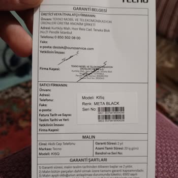 Tecno Mobile Hoparlör Bozuldu Cızır Deme Var