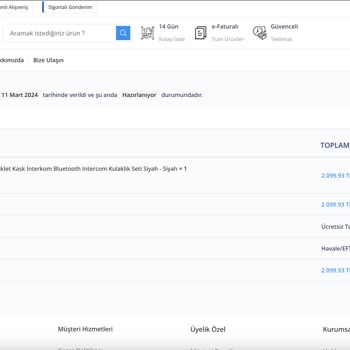 Neftuning.com Ürünüm Gönderilmedi Ve İletişim Kurulamıyor