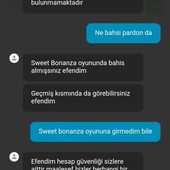CasinoSlot Oynamadığım Oyunda Bahis Yapmışsın Diyerek Paramı Sıfırladı