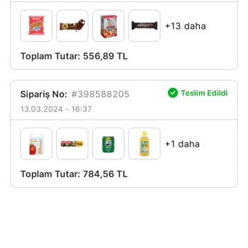 Migros Siparişimin Kendilerinin İptal Etmesi