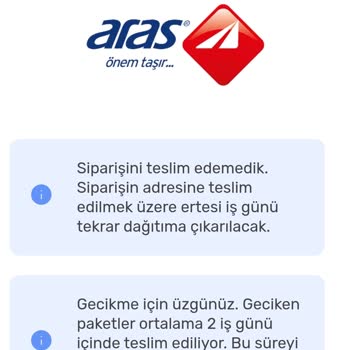 Aras Kargo Kargolar Geç Teslim Ediliyor