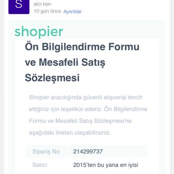 Shopierin Müşterinin Hakkını Korumaması