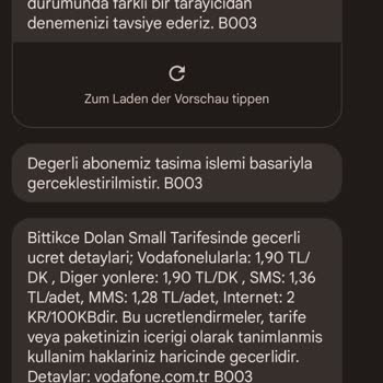 Vodafone Yüksek Fatura Ve Müşteri Hizmetlerinin Sorunları Geçiştirmesi