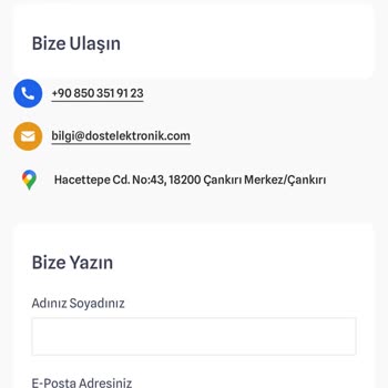 Dost Elektronik (dostelektronik.com) Dostelektronik.com Muhatabım Yok, Ürün Yok