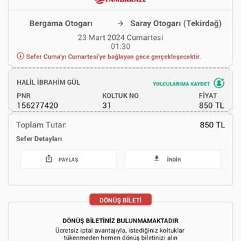 Pamukkale Turizm Otobüs Terminale Girmedi