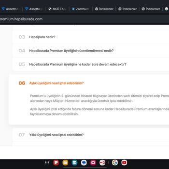 Hepsiburada Premium Üyeliğini İptal Edemiyorum