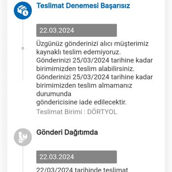 MNG Kargo Hatay/Dörtyol Firmasının Umursamaz Hizmeti