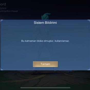Mobile Legends Elmasım Eksiye Düştü Ve Herolarım Bloke Oldu