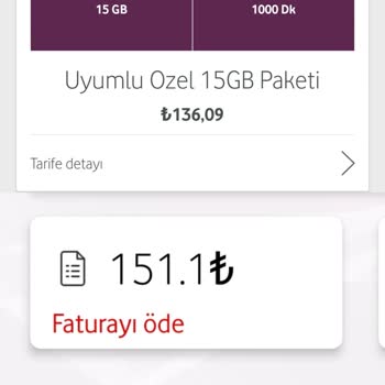 Vodafone Sürekli Artan Fatura Fiyatı