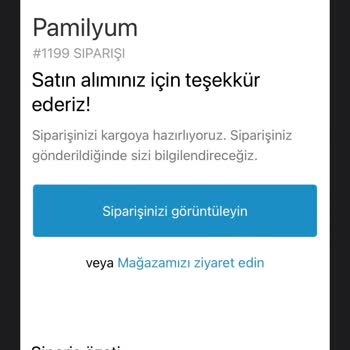 Pamilyum.com Ürünlerimi Göndermiyor