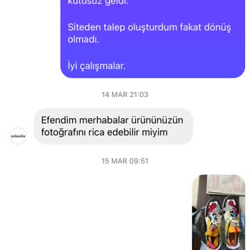 Velustia Kağıttan Ayakkabı İade Ve Muhatap Bulamama Sorunu!