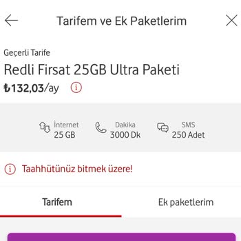 Vodafone Fatura Hatası Düzeltilmesi Gerekiyor