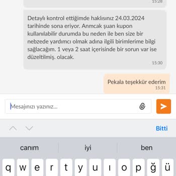 Trendyol Koşulunda Adet Yazmayan Kuponu Sınıra Ulaştı Diyerek Sildi