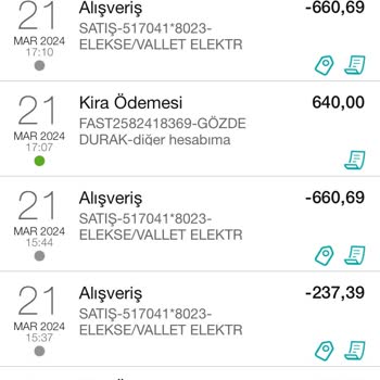 Vallet (vallet.com.tr) Ücretlerin İadesini Talep Ediyorum Benim Yapmadığım Bir İşlem