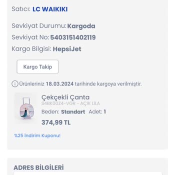 LCW Beni Pişman Etti