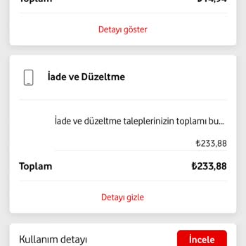 Vodafone Faturayı Yeni Başlıklarla Şişiriyor