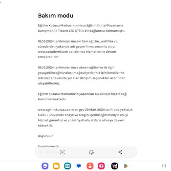 Egitim Kutusu Mağdur Etti