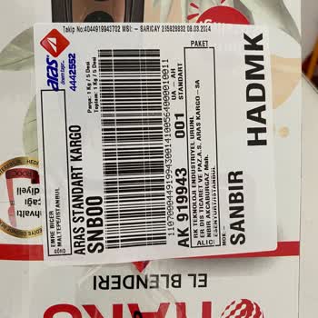 Raks Merkez Servisinin Sorumsuzluğu Eksik Parça Göndermesi