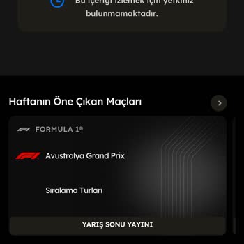 TOD Tv Formula 1 Yayınına Erişim Sorunu Ve Müşteri Hizmetleri Mağduriyeti