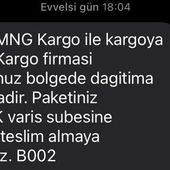 Dağıtıma Çıkmayan MNG Kargo Sorunu