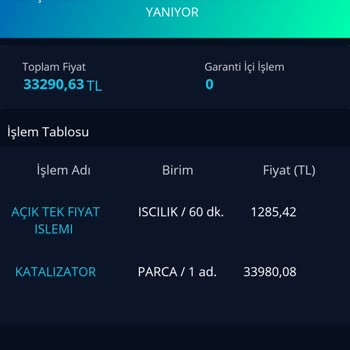 Fiat Servis Kayıtlarındaki Tutarsızlık