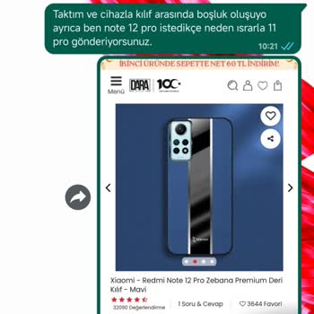 Dara Aksesuar Hatalı Ürün Görsel Farklı