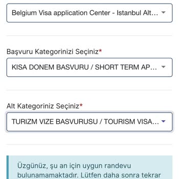 VFS Global Belçika Vize Randevusu